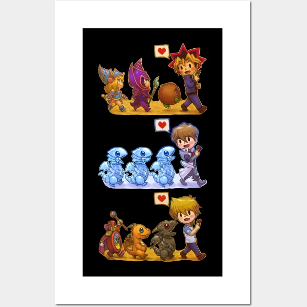 Yugi Kaiba Joey Walk Wall Art by RySpirit